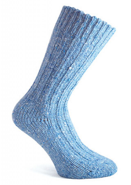 Donegal Socks light blue nep -304-